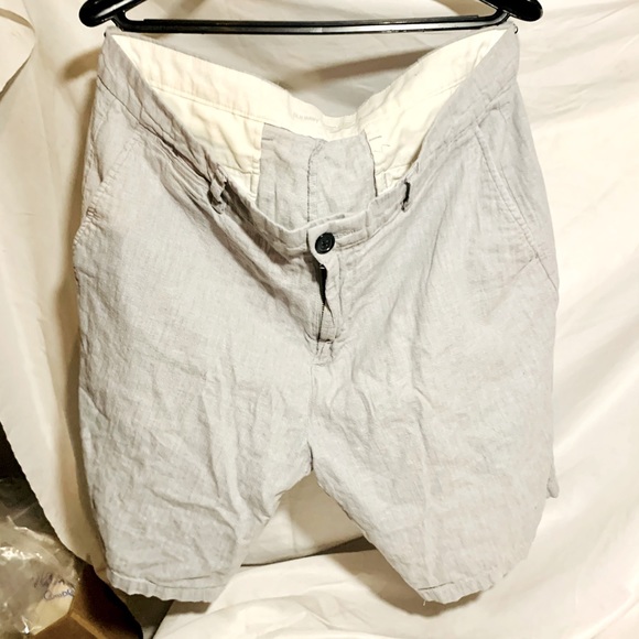 Light Grey Linen Old Navy Sz 36 Men’s shorts - Picture 1 of 4